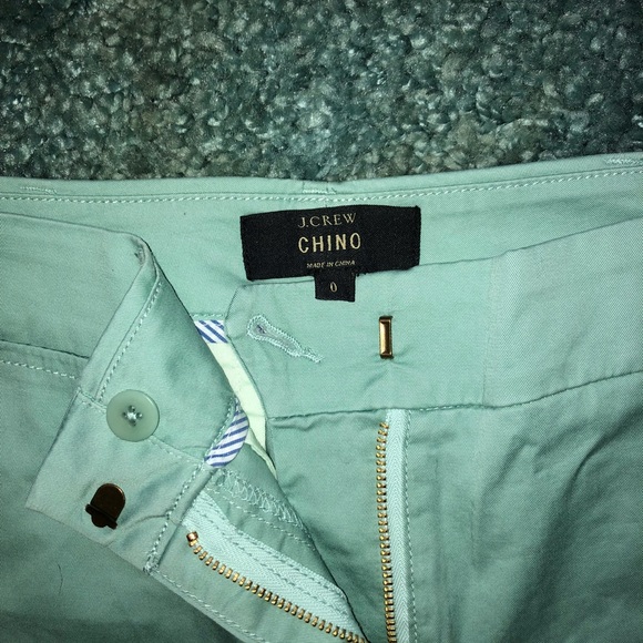 Blue/Green J. Crew Chino Shorts - Picture 2 of 4